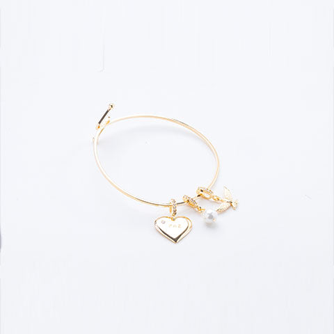 Pulseira Paz Folheada